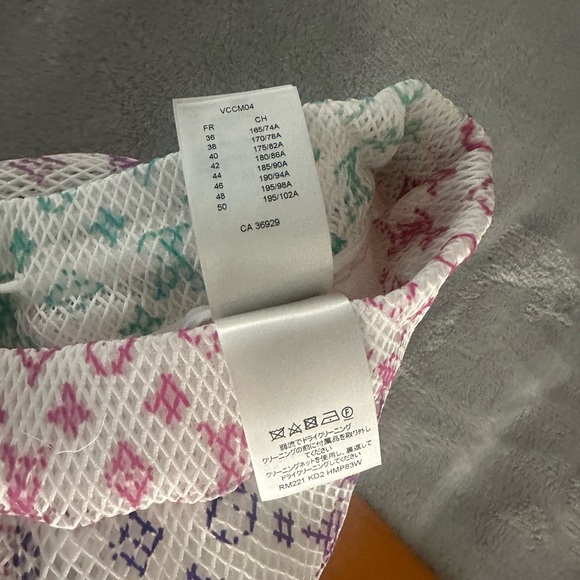 Louis Vuitton Mesh Monogram Shorts  
Worn 3x 
Size: 40 
Color: Milk White/Multi - Picture 5 of 9